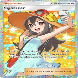 Pokémon TCGP Supporter Sightseer Full Art ⭐⭐