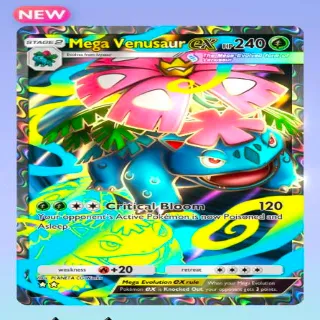 Pokémon TCG Pocket Mega Venusaur Ex Full Art ⭐⭐