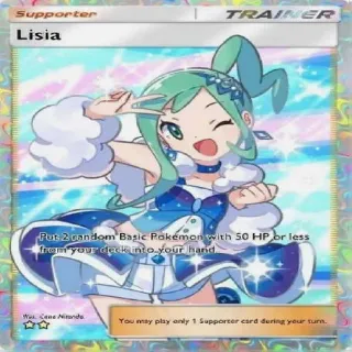 Pokémon TCGP Supporter Lisia Full Art ⭐⭐