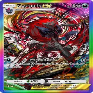 Zoroark Ex Full Art Rainbow ⭐⭐
