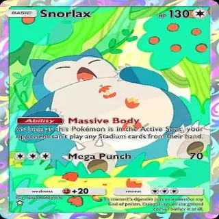 Pokémon TCGP Snorlax Full Art ⭐