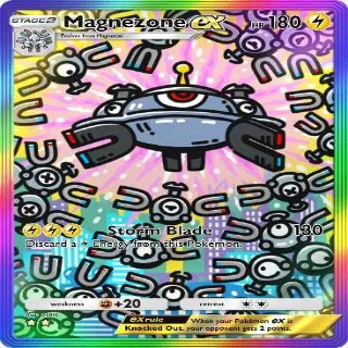Magnezone Ex Full Art Rainbow ⭐⭐