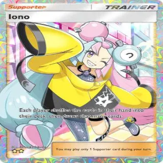 Pokémon TCGP Supporter Iono Full Art ⭐⭐