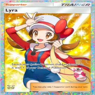 Pokémon TCGP Supporter Lyra Full Art ⭐⭐