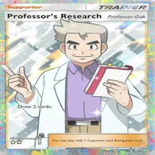 Pokémon TCGP Supporter Professor's Research  Oak Full Art ⭐⭐