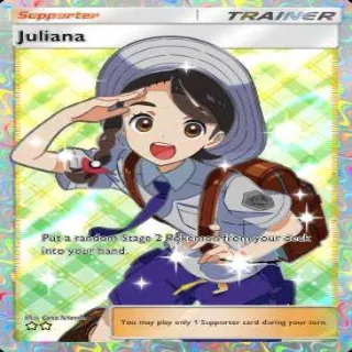Pokémon TCGP Supporter Juliana Full Art ⭐⭐