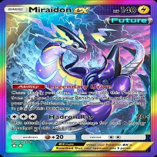 Pokémon TCGP Miraidon Ex Full Art ⭐⭐🌈
