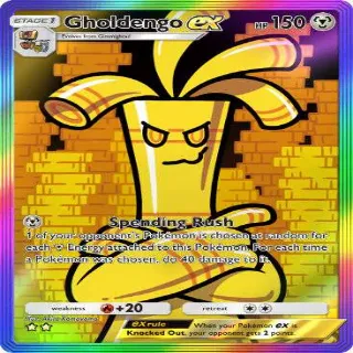 Pokémon TCGP Gholdengo Ex Full Art ⭐⭐ 🌈