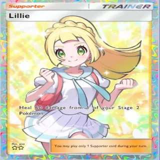 Pokémon TCGP Supporter Lillie Full Art Deluxe Pack