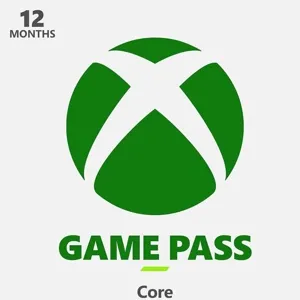 Xbox game core pass 12 month