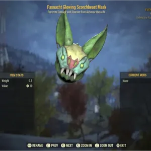 Glowing Scorchbeast Mask