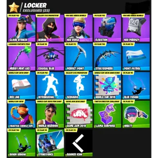 FORTNITE ACCOUNT- EXCLUSIVE