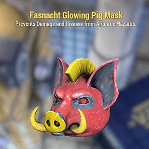 Fasnacht Glowing Pig