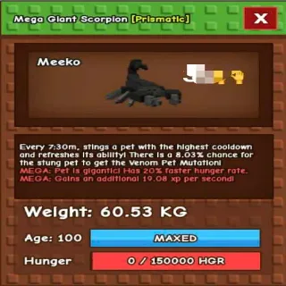 Mega Giant Scorpion
