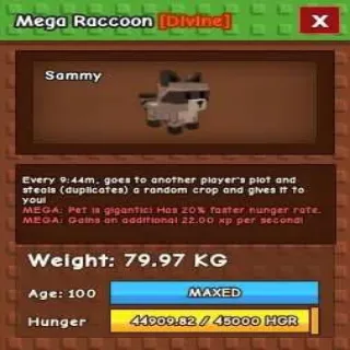 Titanic Mega Racoon