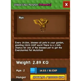 Gilded Choc Peryton
