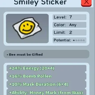 Smiley Sticker