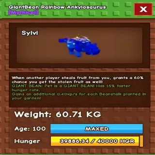 Rainbow Ankylosaurus