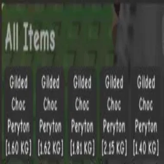 X5 Gilded Choc Peryton