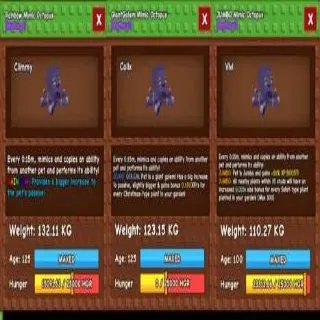 X3 Colossal Mimic Octopu