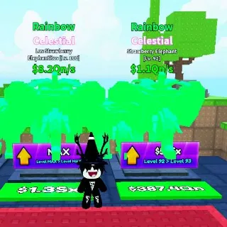 Rainbow Los Strawberry Elephantitos + Rainbow Strawberry Elephant