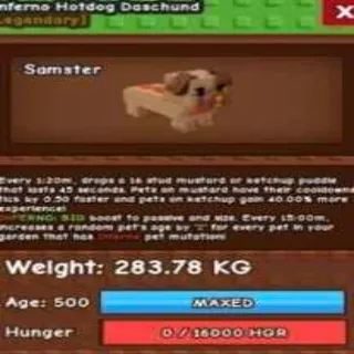Huge Inferno Hotdog Daschund