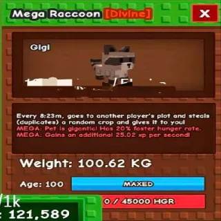 Colossal Mega Racoon
