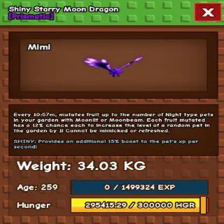 Starry Moon Dragon