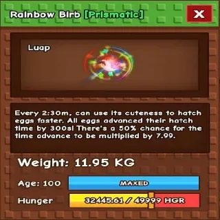 Rainbow Birb