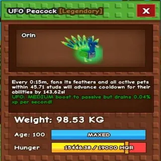 GODLY UFO PEACOCK
