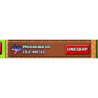 Mosasaurus ($2.4B/s) Steal an egg 