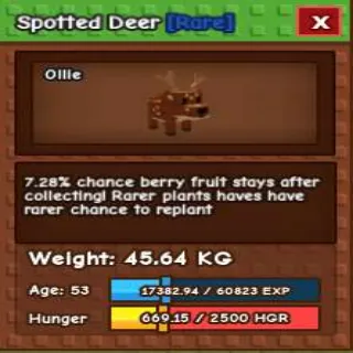 Semi Titanic Spotted Deer