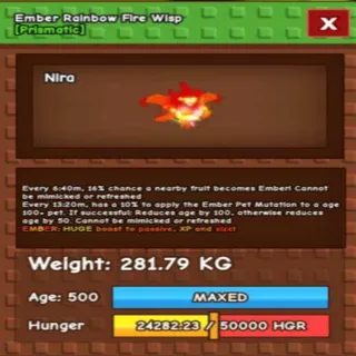 Huge Ember Fire Wisp