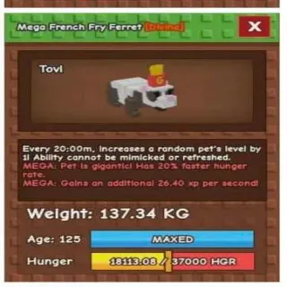 Colossal French Fry Ferret