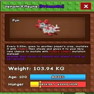 Colossal Venom Kitsune