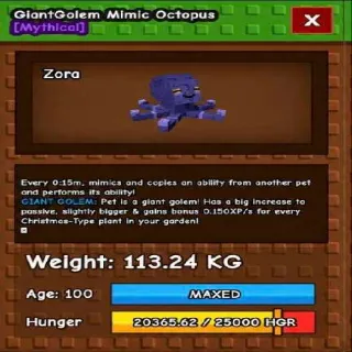 Colossal Giantgolem Mimic Octopus