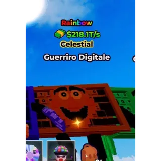 Rainbow Guerriro Digitale - kick a lucky block
