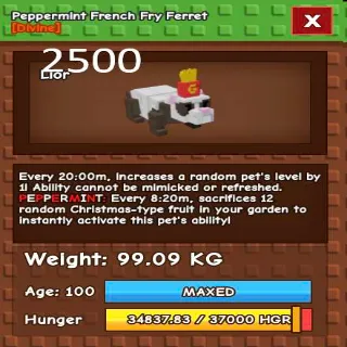 Colossal Peppermint French Fry Ferret