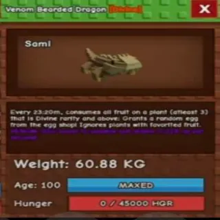 Venom Bearded Dragon