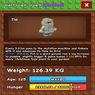 COLOSSAL GIANTGOLEM GOLEM