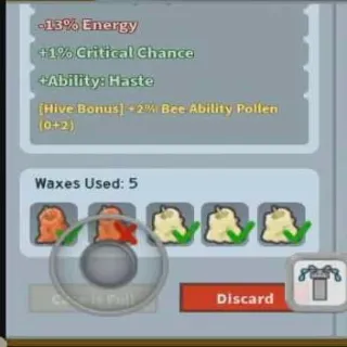 2% Bee Ability Pollen Toy Drum