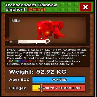 Transcedent Rainbow Elephant