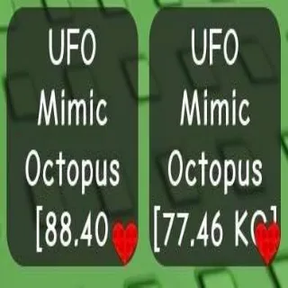 2x TITANIC UFO MIMIC OCTOPUS