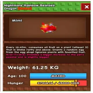 Rainbow Bearded Dragon