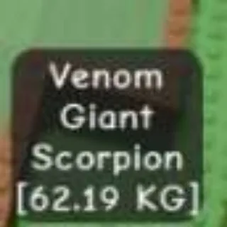 Huge Venom Giant Scorpion