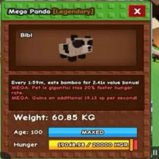 MEGA HUGE PANDA