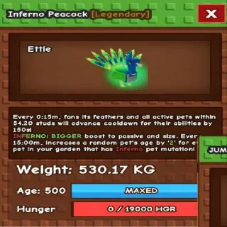 Colossal Inferno Peacock