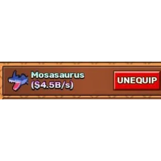 Mosasaurus ($4.5B/s) steal an egg