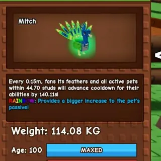 Colossal Rainbow Peacock