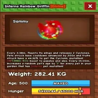 Huge Inferno Rainbow Griffin